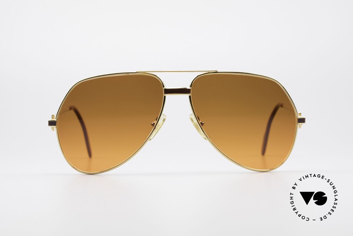 Cartier Vendome Laque - L Luxus 80er Sonnenbrille, wurde 1983 veröffentlicht & dann bis 1997 produziert, Passend für Herren und Damen