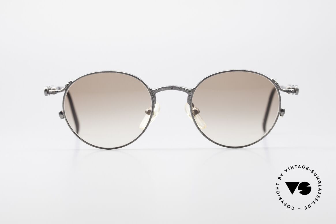 Jean Paul Gaultier 55-4177 Designer Panto Sonnenbrille, edle 90er DesignerSonnenbrille von Jean Paul Gaultier, Passend für Herren und Damen