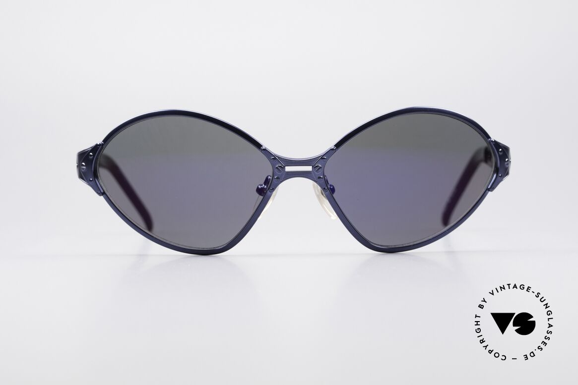 Jean Paul Gaultier 58-6111 Futuristische Sonnenbrille, futuristische Jean Paul Gaultier 90er Sonnenbrille, Passend für Herren und Damen