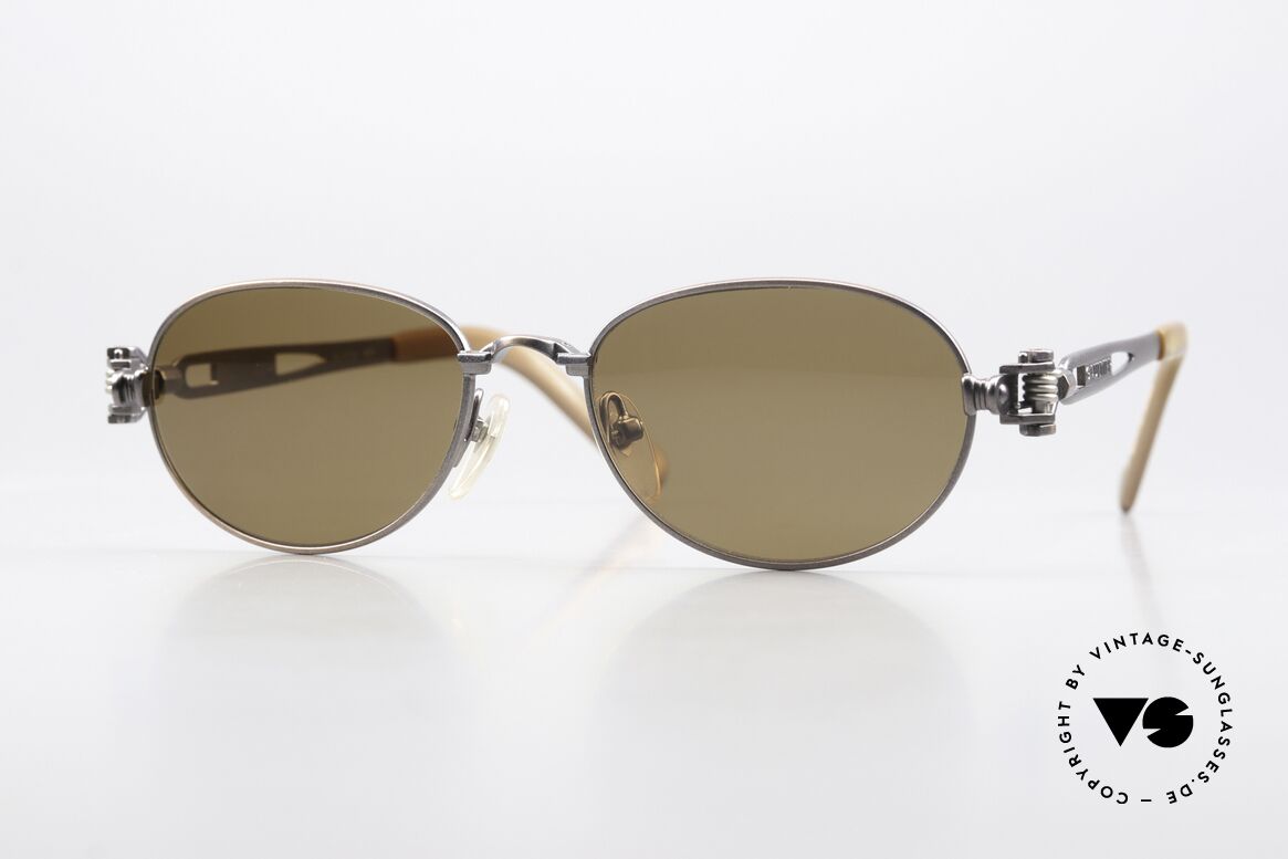 Jean Paul Gaultier 56-8102 Steampunk Vintage Brille, "Industrial Design": häufig auch 'Steampunk' genannt, Passend für Herren und Damen