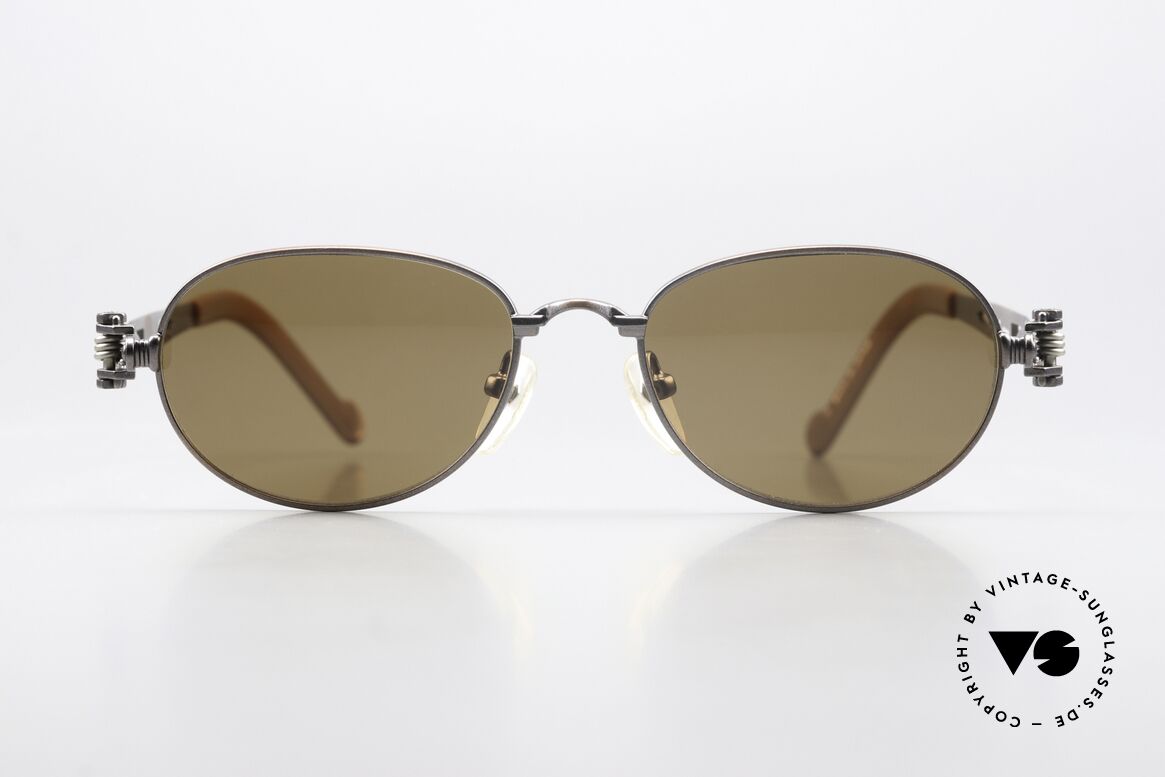 Jean Paul Gaultier 56-8102 Steampunk Vintage Brille, interessante vintage Jean Paul Gaultier Sonnenbrille, Passend für Herren und Damen
