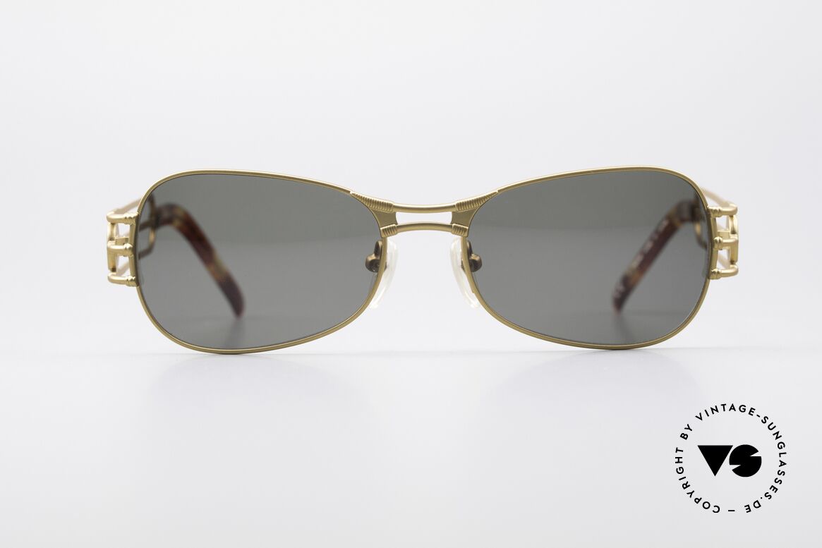 Jean Paul Gaultier 58-5107 No Retro 90er Sonnenbrille, ausdrucksstarke vintage Sonnenbrille von Gaultier, Passend für Herren und Damen