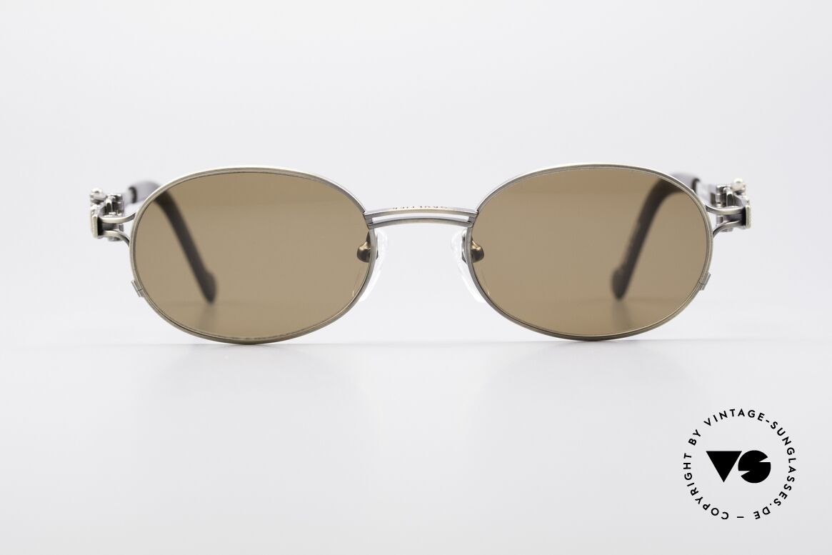 Jean Paul Gaultier 56-0020 Gürtelschnalle Sonnenbrille, vintage Jean Paul GAULTIER Sonnenbrille von 1996/97, Passend für Herren