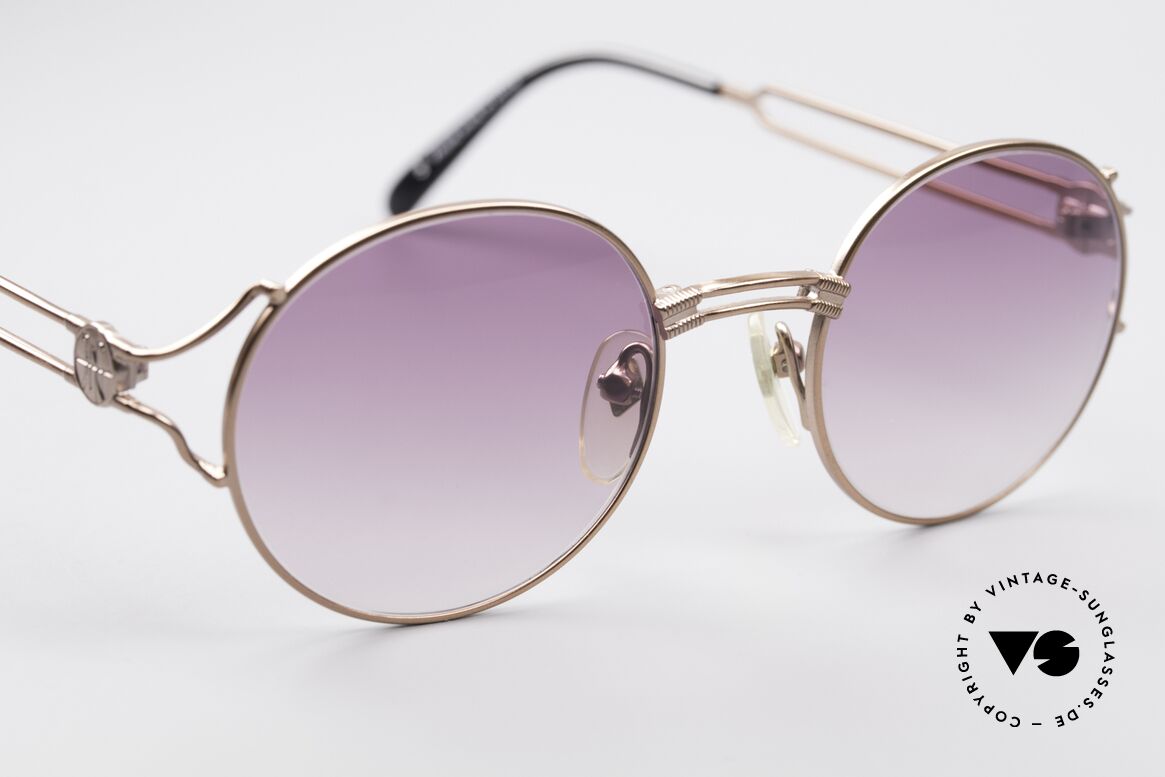 Jean Paul Gaultier 57-6102 Runde Designersonnenbrille, KEINE RETRObrille; ein kostbares ORIGINAL von 1996!, Passend für Herren und Damen