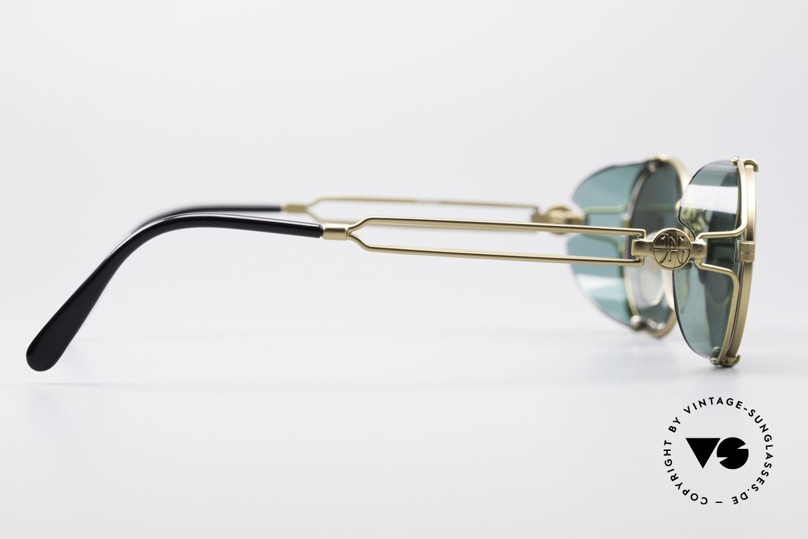 Jean Paul Gaultier 58-6105 Terminator Steampunk Brille, ungetragenes Einzelstück für Kunst- u. Modeliebhaber, Passend für Herren und Damen