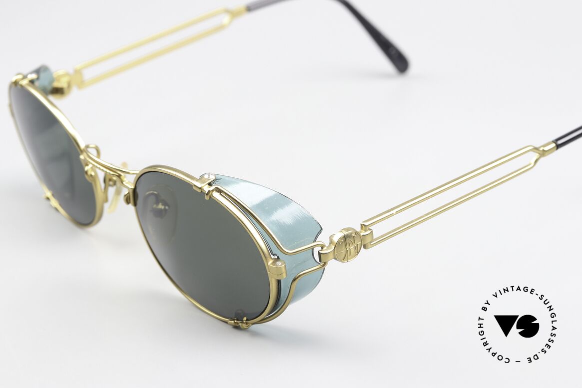 Jean Paul Gaultier 58-6105 Terminator Steampunk Brille, also einer Sicht auf die Zukunft, aus einer früheren Zeit, Passend für Herren und Damen