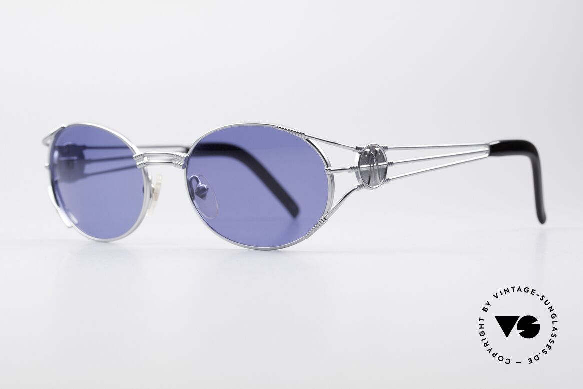 Jean Paul Gaultier 58-5106 Rare Ovale Steampunk Brille, heutzutage oft als "STEAMPUNK-Brille" bezeichnet, Passend für Herren und Damen