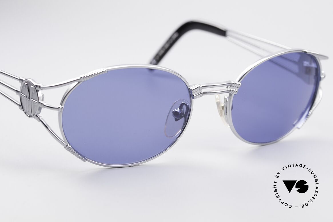 Jean Paul Gaultier 58-5106 Rare Ovale Steampunk Brille, ungetragen (wie alle unsere Gaultier Sonnenbrillen), Passend für Herren und Damen