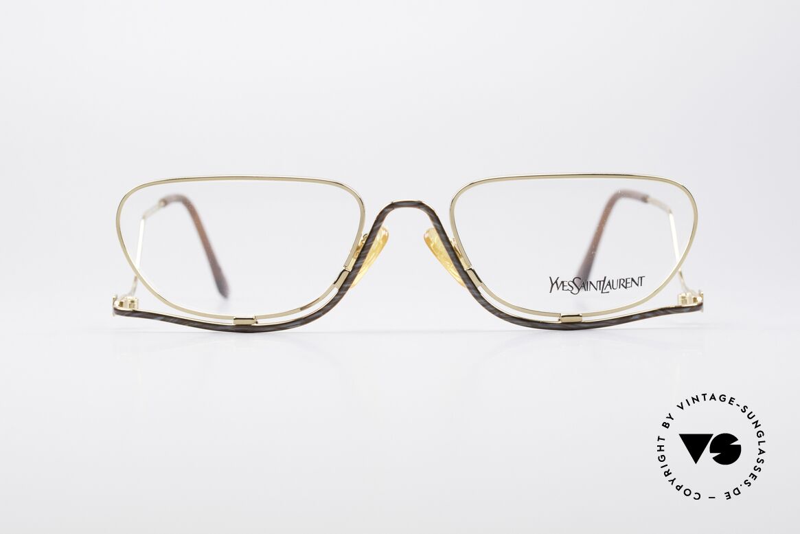Yves Saint Laurent 4012 Y121 Extravagante Lesebrille, extravagante VINTAGE Damen Designer-Lesebrille, Passend für Damen