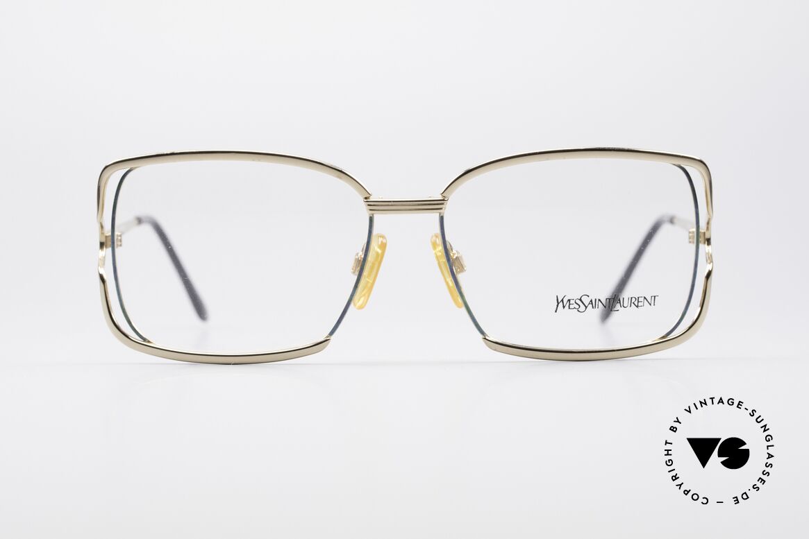 Yves Saint Laurent 4046 Vintage Damen Brille 80er, extravagante VINTAGE Damen Designer-Lesebrille, Passend für Damen
