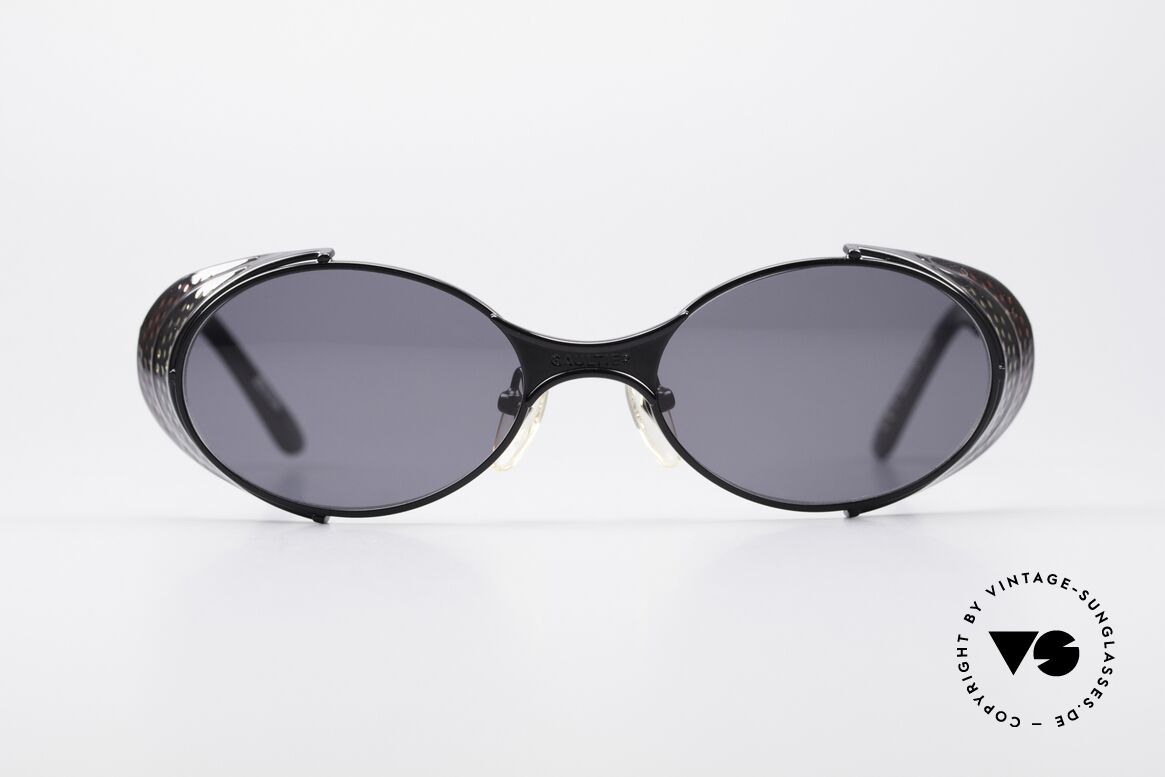Jean Paul Gaultier 56-7109 JPG Steampunk Sonnenbrille, 'Steampunk-Sonnenbrille' des exzentrischen Designers, Passend für Herren und Damen