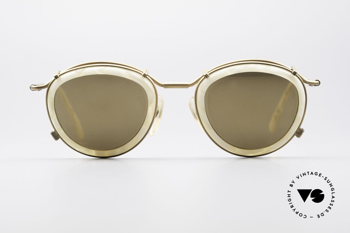 Jean Paul Gaultier 56-2271 Designer Steampunk Brille, vintage 1990er Jean Paul Gaultier Kult-Sonnenbrille, Passend für Herren und Damen
