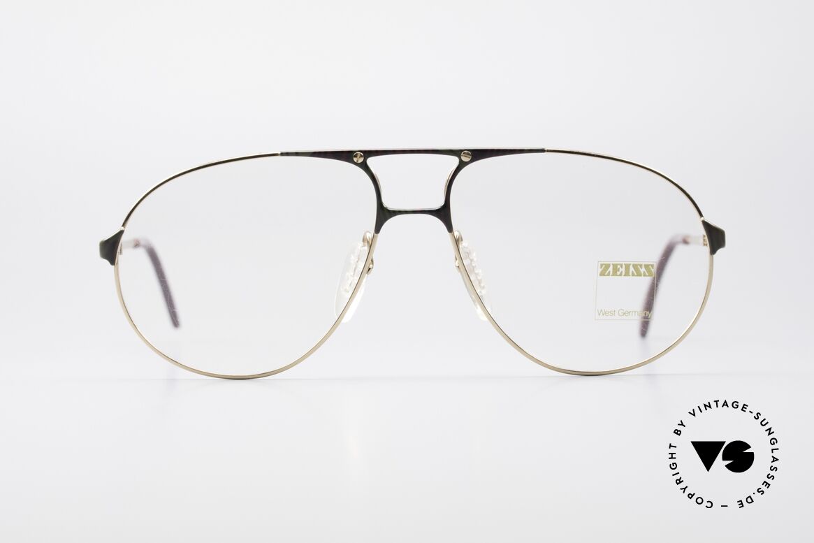 Zeiss 5893 80er XL vintage Brillenfassung, alte 80er Jahre Brillenfassung aus dem Hause Zeiss, Passend für Herren