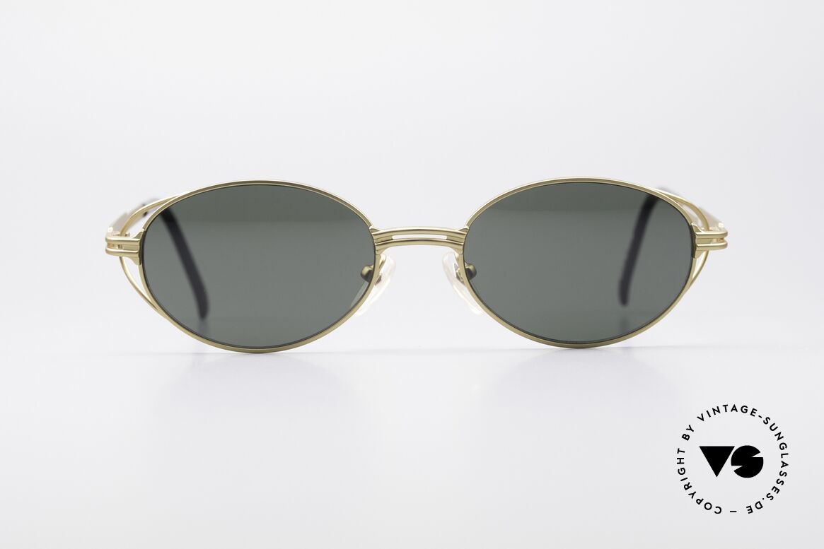Jean Paul Gaultier 58-6106 Ovale Vintage Sonnenbrille, ovale 1990er Jean Paul Gaultier Designer-Sonnenbrille, Passend für Herren und Damen