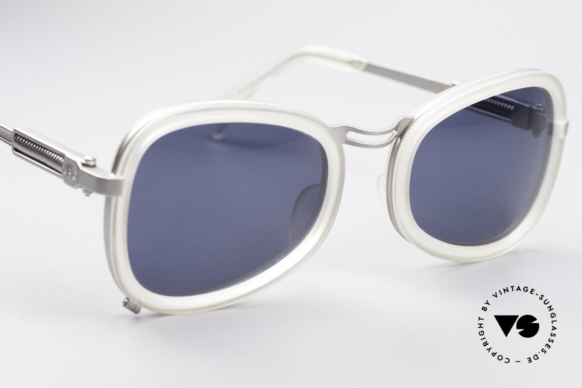 Jean Paul Gaultier 56-1271 90er Steampunk Sonnenbrille, nie getragen (wie alle unsere alten JPG Sonnenbrillen), Passend für Herren und Damen