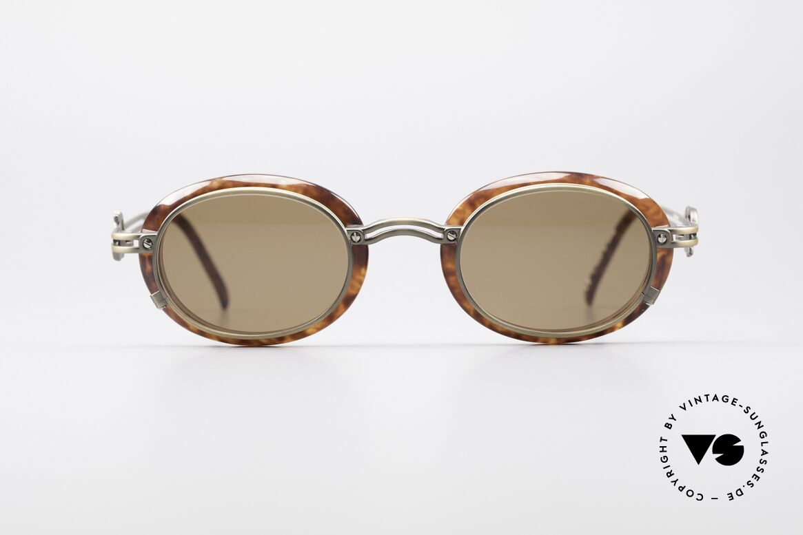 Jean Paul Gaultier 58-5201 Rare JPG Steampunk Brille, extravagante Jean P. GAULTIER vintage Sonnenbrille, Passend für Herren und Damen