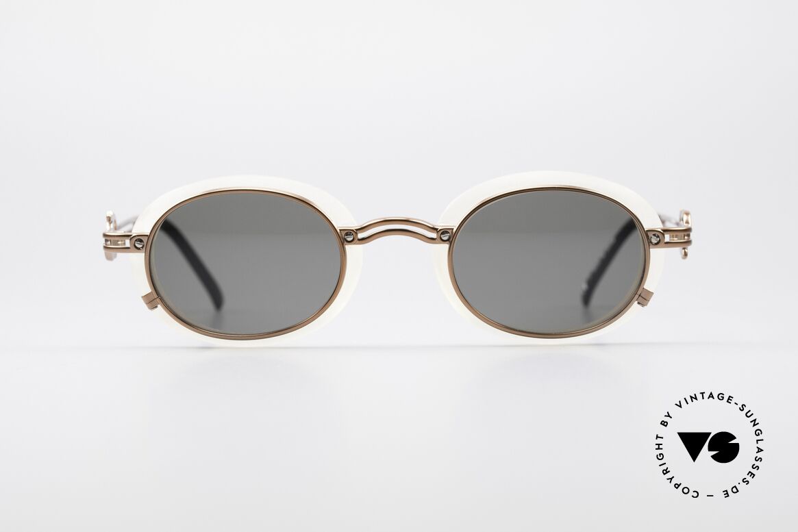 Jean Paul Gaultier 58-5201 Rare Sonnenbrille Steampunk, extravagante Jean P. GAULTIER vintage Sonnenbrille, Passend für Herren und Damen