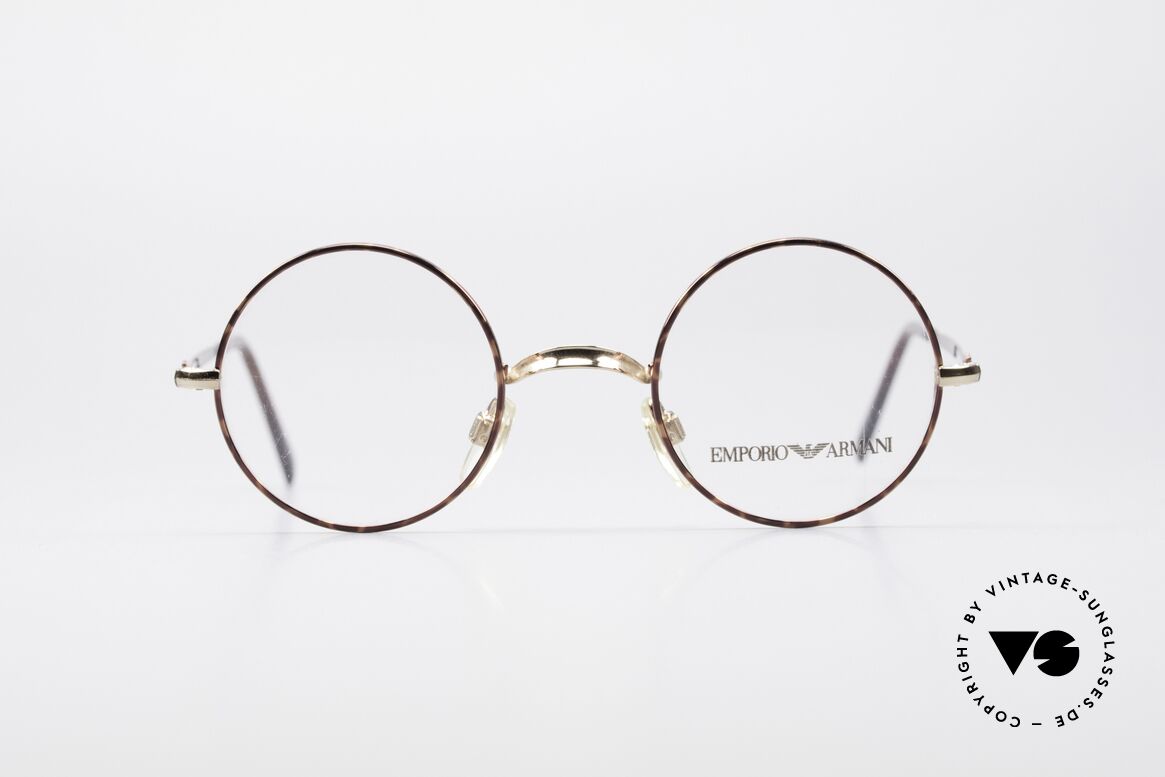 Giorgio Armani EA013 Kleine Rund Vintage Brille, zeitlose KLEINE, runde vintage Brille von ARMANI, Passend für Herren und Damen Giorgio Armani EA013 Kleine Rund Vintage Brille, zeitlose KLEINE, runde vintage Brille von ARMANI, Passend für Herren und Damen