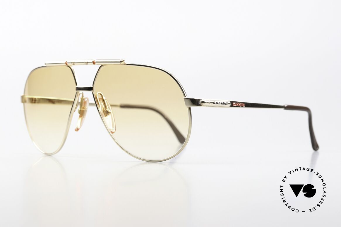 Boeing 5732 High Tech 80er Piloten Brille, geniale Kombination von Funktionalität & Design, Passend für Herren und Damen