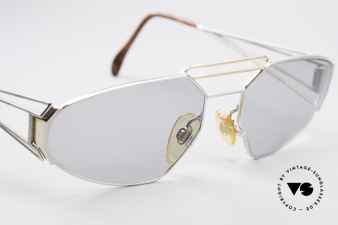 Zollitsch Trapez Geometrische Designerbrille, KEINE RETROmode; ein echtes, 25 Jahre altes UNIKAT, Passend für Herren