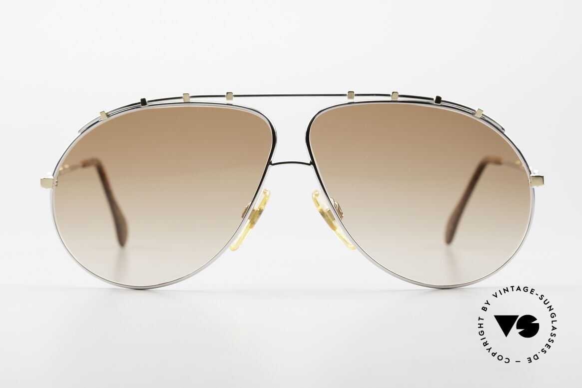 Zollitsch Marquise Rare Vintage Sonnenbrille, kostbares, großes Herren-Modell (in 140mm Breite), Passend für Herren