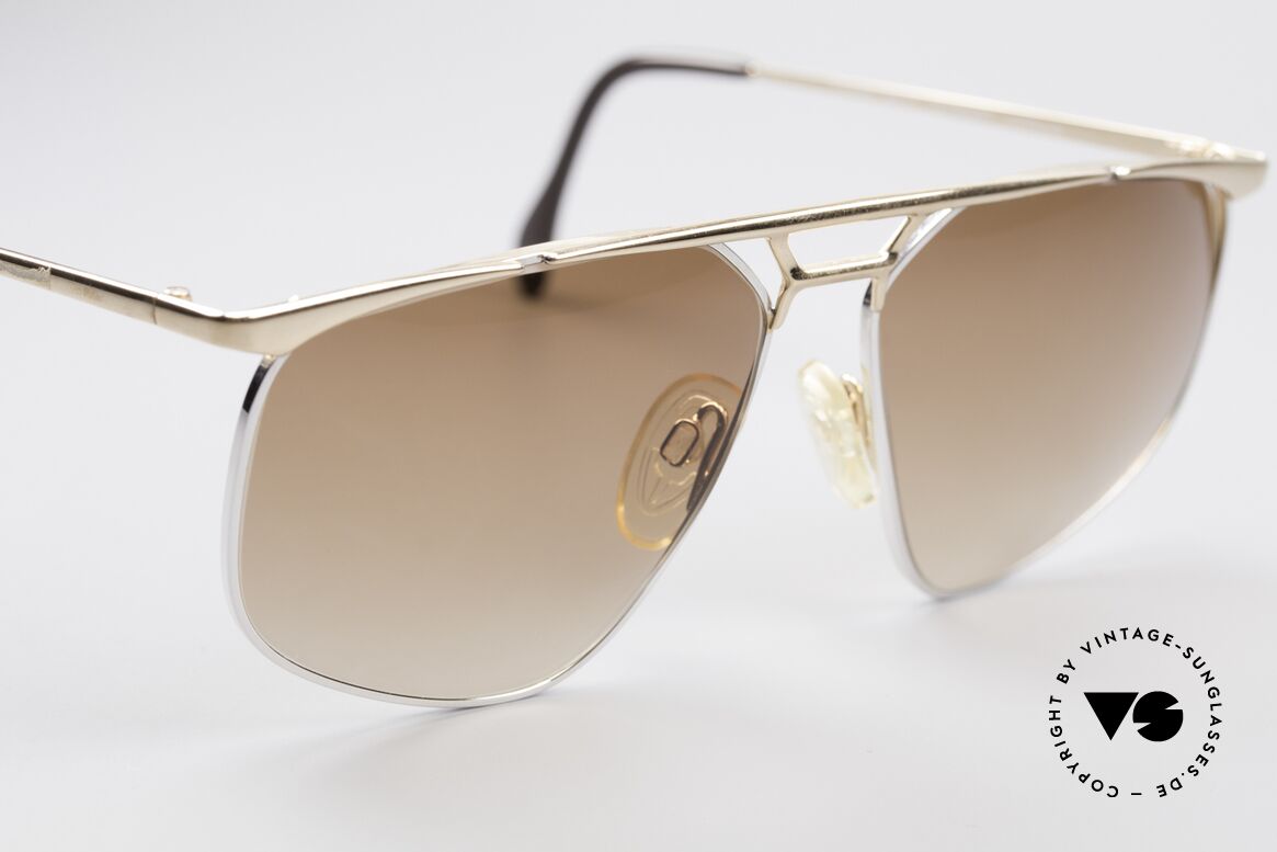 Zollitsch Cadre 9 18kt Gold Plated Sonnenbrille, ungetragen (wie alle unsere vintage ZOLLITSCH Modelle), Passend für Herren