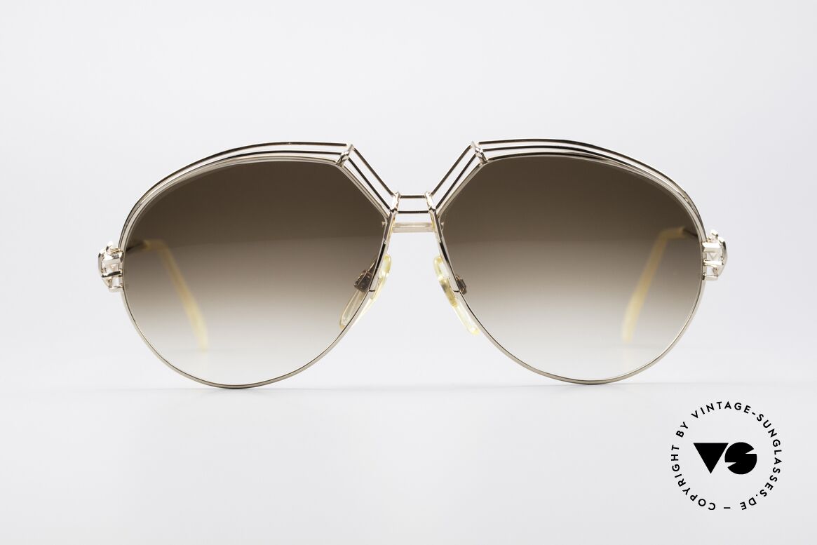 Zollitsch Baguette Vintage XL DamenSonnenbrille, außergewöhnliche vintage Sonnenbrille von Zollitsch, Passend für Damen