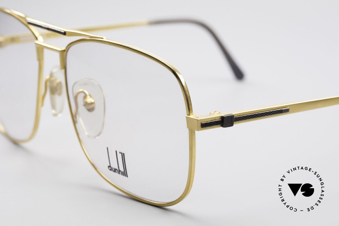 Dunhill 6038 Vergoldete 80er Titanium Brille, (heute werden Designerbrillen für <5,00 € produziert), Passend für Herren