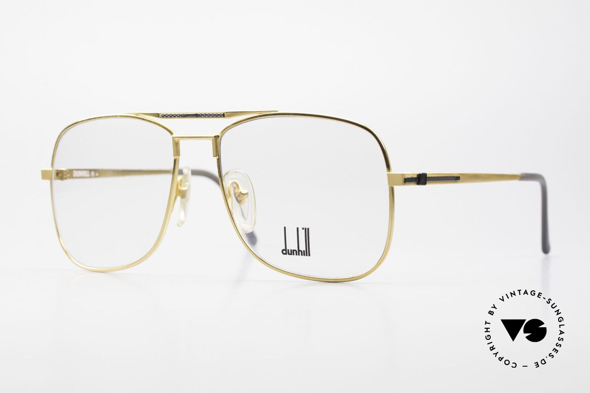 Dunhill 6038 Vergoldete 80er Titanium Brille, edler & hochwertiger geht's nicht - muss man fühlen!, Passend für Herren