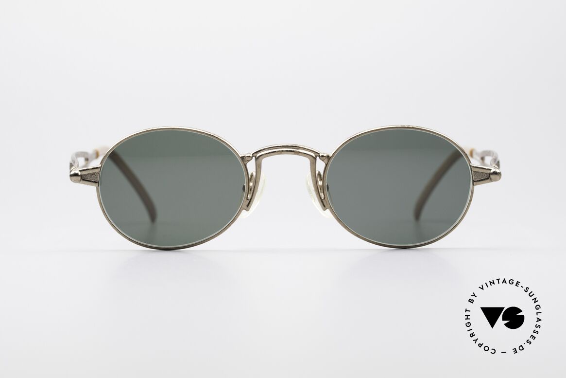 Jean Paul Gaultier 56-7108 Ovale Designer Sonnenbrille, zeitlose vintage Sonnenbrille von J.P. GAULTIER, Passend für Herren und Damen