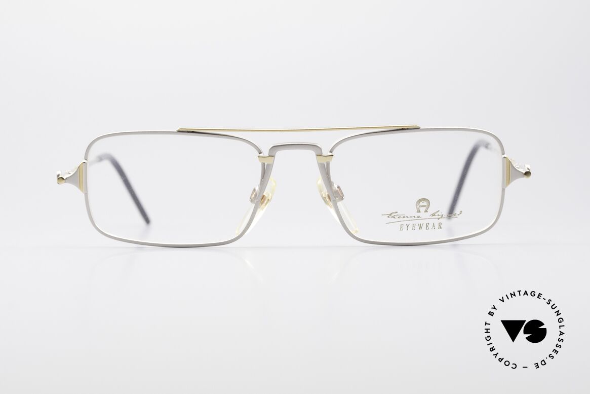 Aigner EA44 Echte 80er Brillenfassung, Etienne Aigner vintage Designer-Brille der 1980er, Passend für Herren