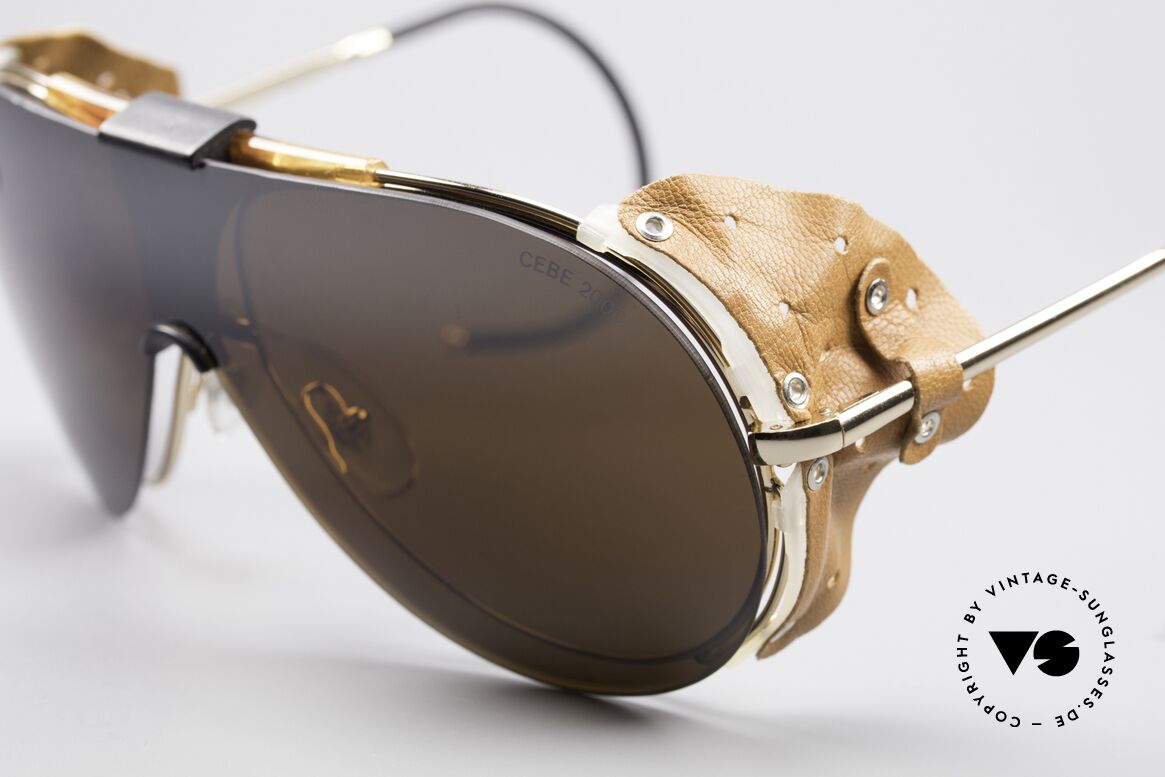 Cebe 2000 Clip On Ral­lye Sportbrille, teure CEBE Sportsonnenbrille für den extremen Einsatz, Passend für Herren