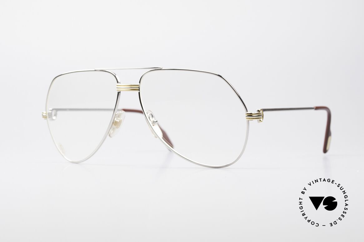 Cartier Vendome LC - L Platin Edition Luxusbrille, Vendome = das berühmteste Brillendesign von CARTIER, Passend für Herren