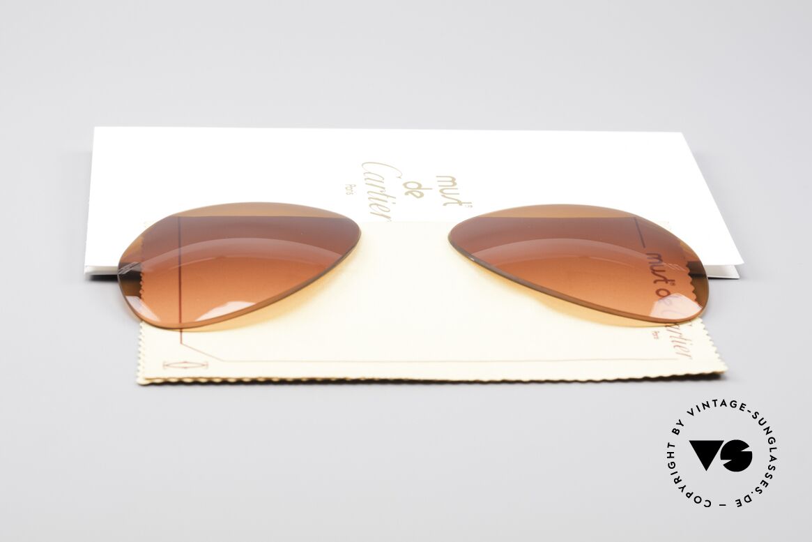 Cartier Vendome Lenses - L Sonnengläser Abendrot, von unserem Optiker gefertigt: daher neu & kratzerfrei, Passend für Herren