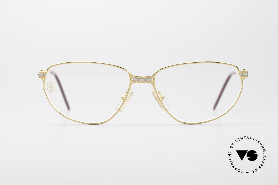 Cartier Panthere Windsor - M 90er Luxus Fassung, vintage Cartier Panthère Windsor Luxus-Brillenfassung, Passend für Damen