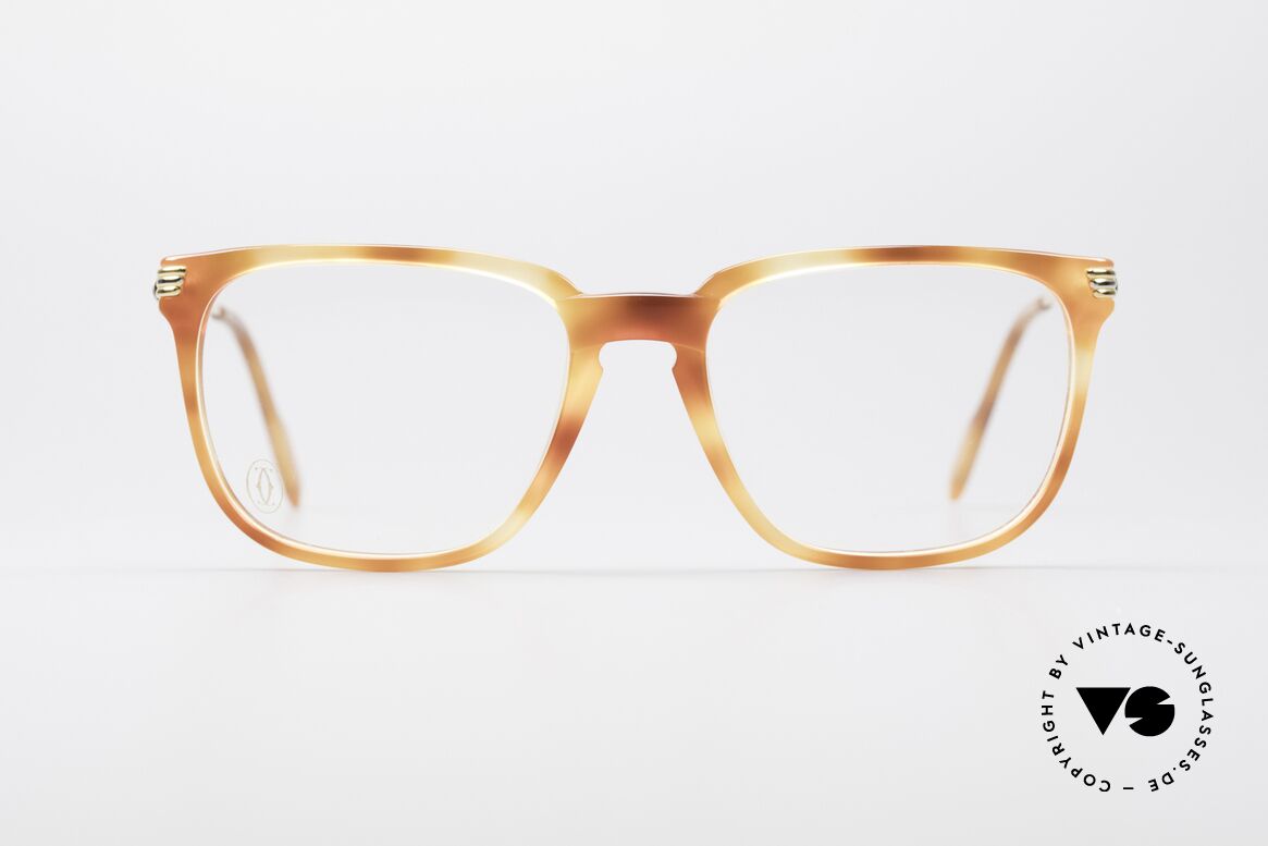 Cartier Reflet 90er Luxus Brillengestell, elegante Cartier Designerbrille in Größe 54°18,135, Passend für Herren und Damen