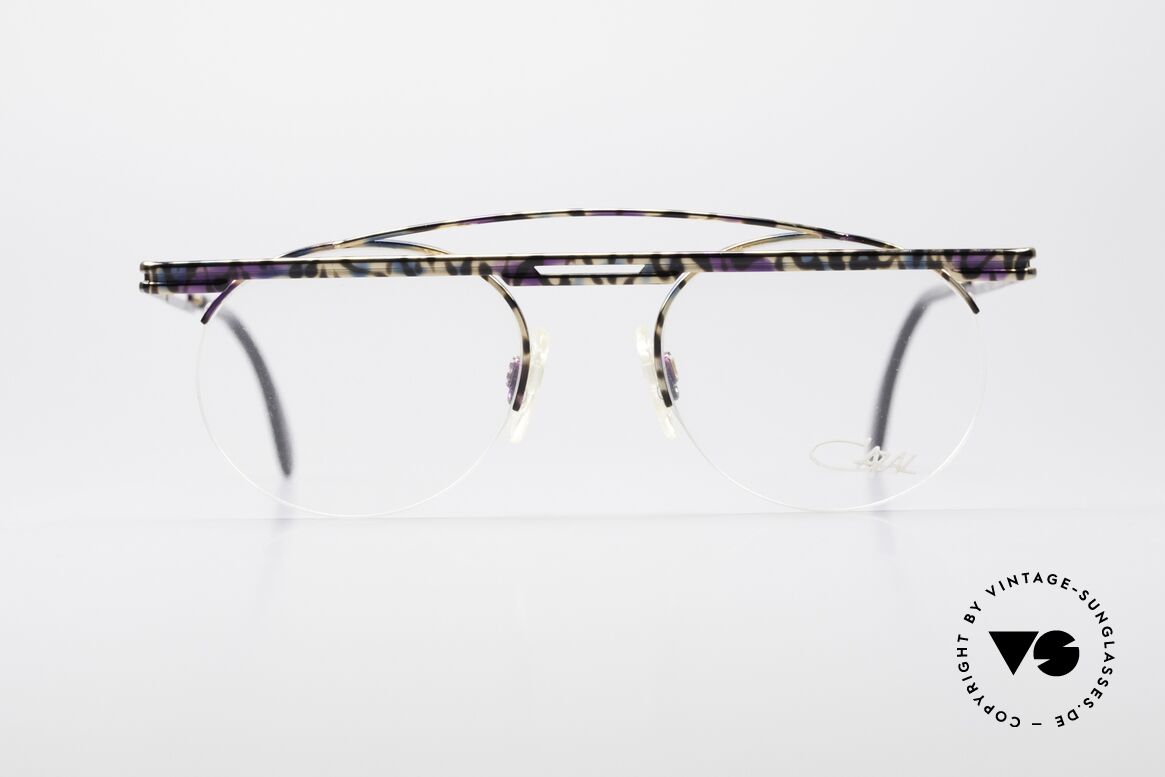 Cazal 748 Crazy Vintage No Retrobrille, interessantes Cazal vintage Brillengestell von 1997, Passend für Herren und Damen