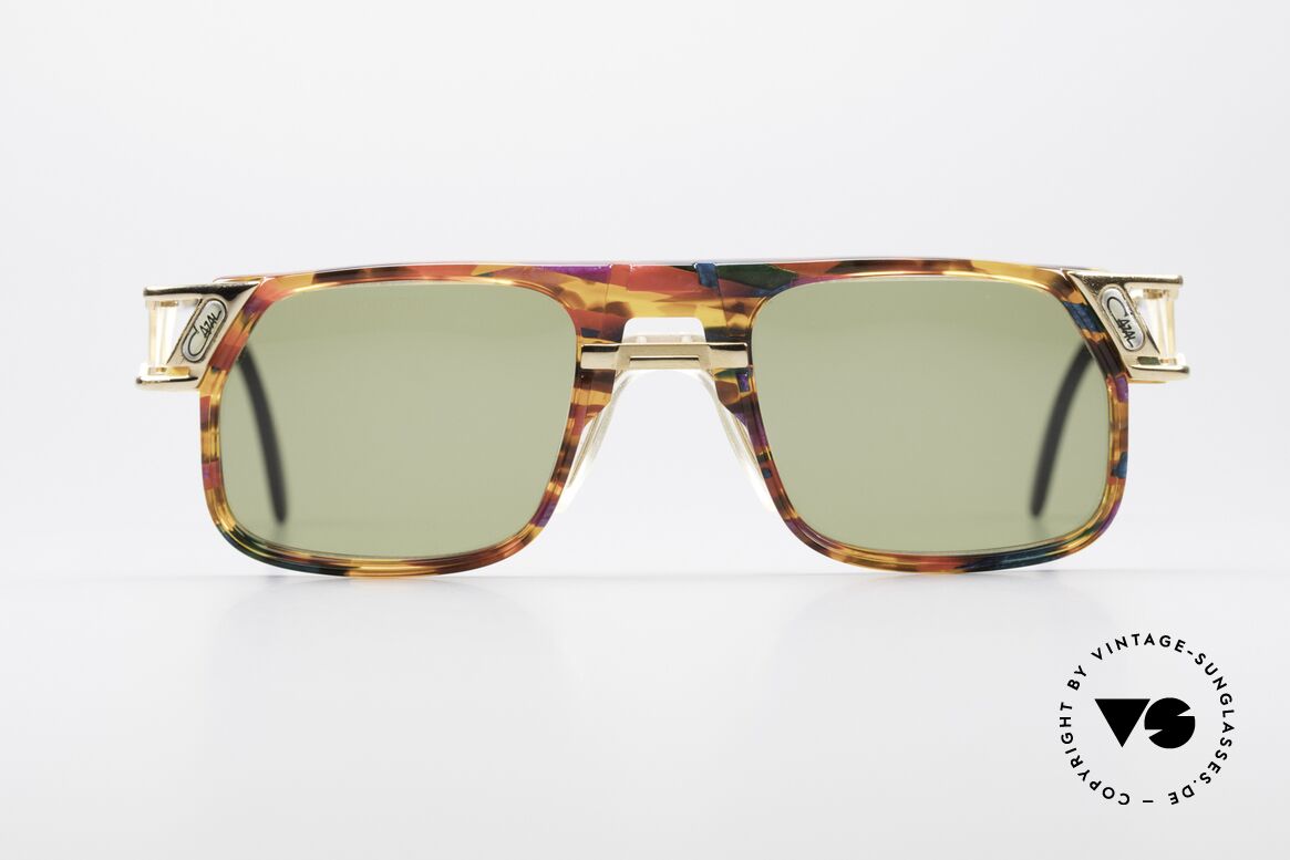 Cazal 876 90er Designer Vintage Brille, flippige Cazal Designer-Sonnenbrille der frühen 1990er, Passend für Herren und Damen
