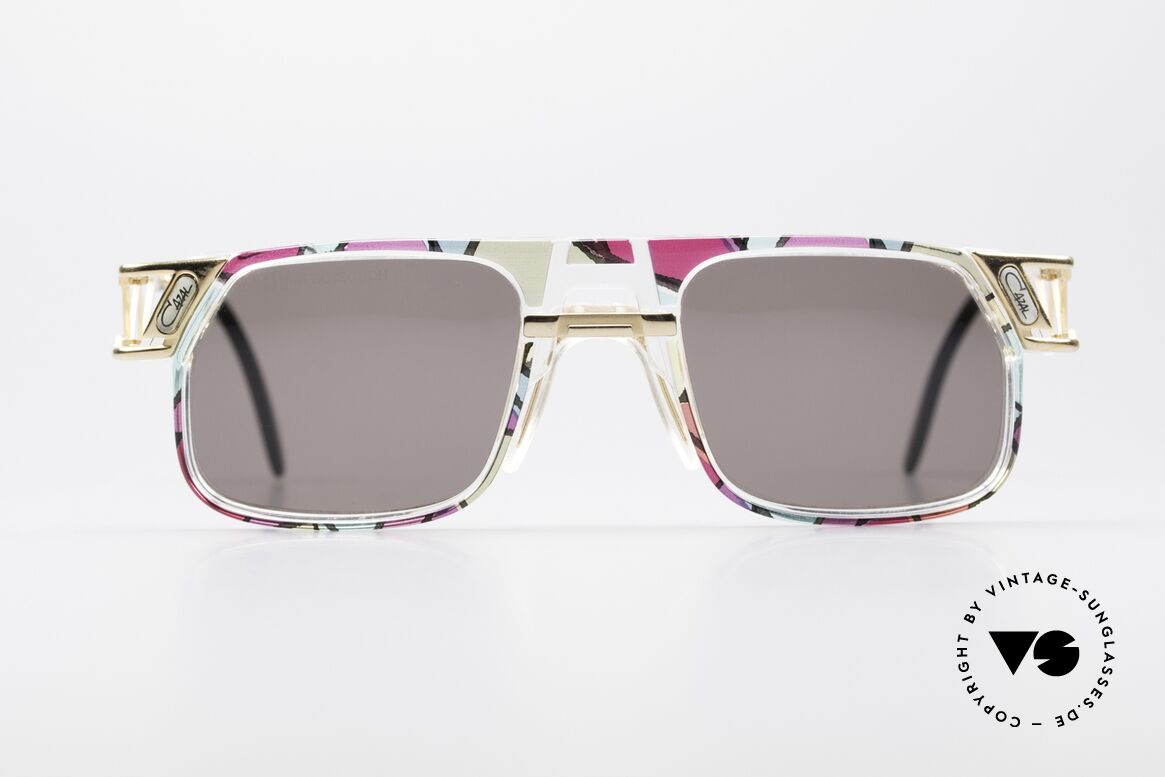 Cazal 876 90er No Retro Sonnenbrille, flippige Cazal Designer-Sonnenbrille der frühen 1990er, Passend für Herren und Damen