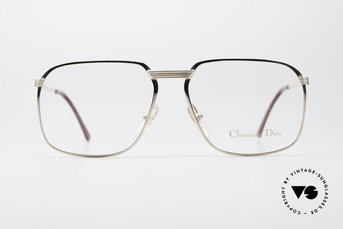 Christian Dior 2489 80er XL Herren Vintage Brille, markante Christian Dior vintage Fassung von 1989, Passend für Herren
