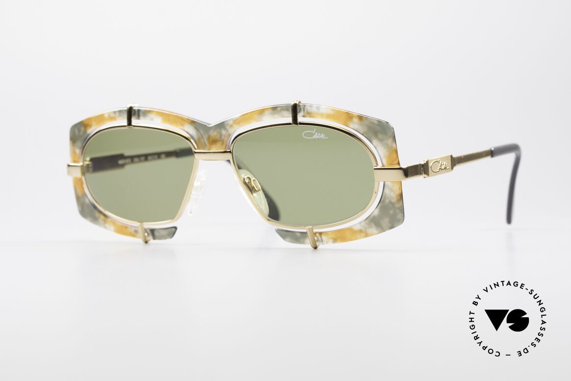 Cazal 872 Haute Couture Sonnenbrille, verrückte Cazal Designersonnenbrille der frühen 90er, Passend für Herren und Damen