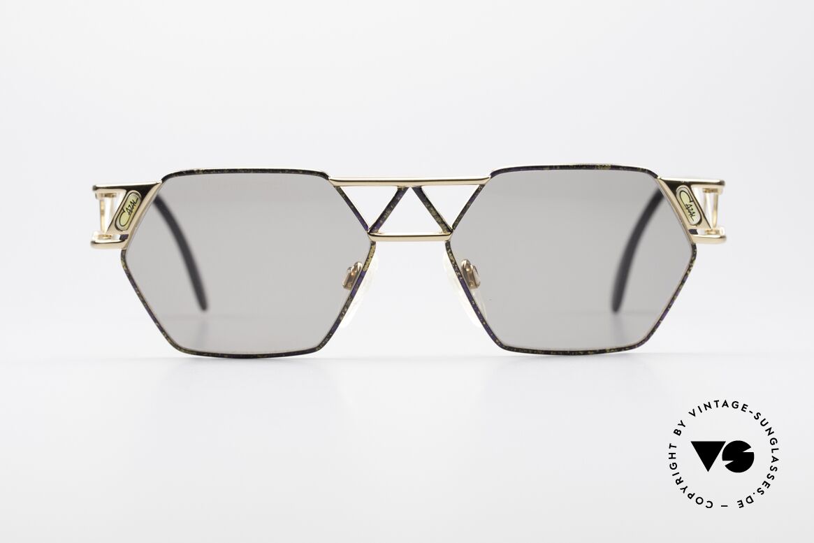 Cazal 960 Vintage Designer Sonnenbrille, Steg und Bügel im Fachwerkstil ("Eiffelturm-Style"), Passend für Herren und Damen