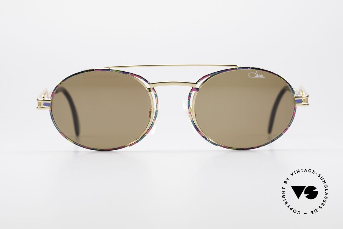 Cazal 965 Ovale Vintage Sonnenbrille, sehr markante Cazal vintage Sonnenbrille von 1996, Passend für Herren und Damen