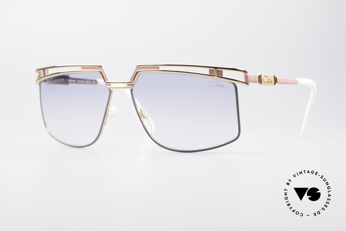 Cazal 957 Grosse HipHop Vintage Brille, große Designer-Sonnenbrille v. Cari Zalloni (CAZAL), Passend für Herren und Damen