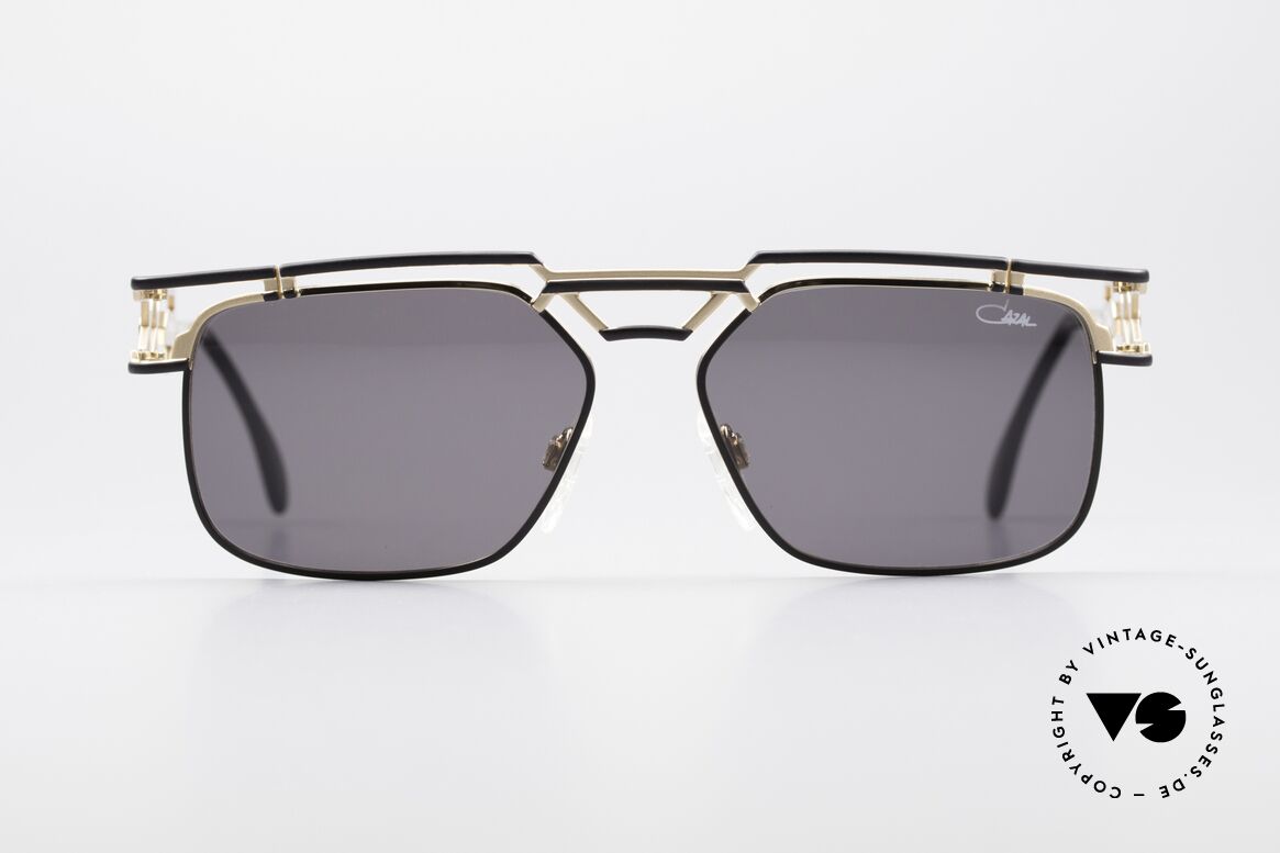 Cazal 973 90er Sonnenbrille Herren Damen, monumentale Cazal Designersonnenbrille von 1997, Passend für Herren und Damen