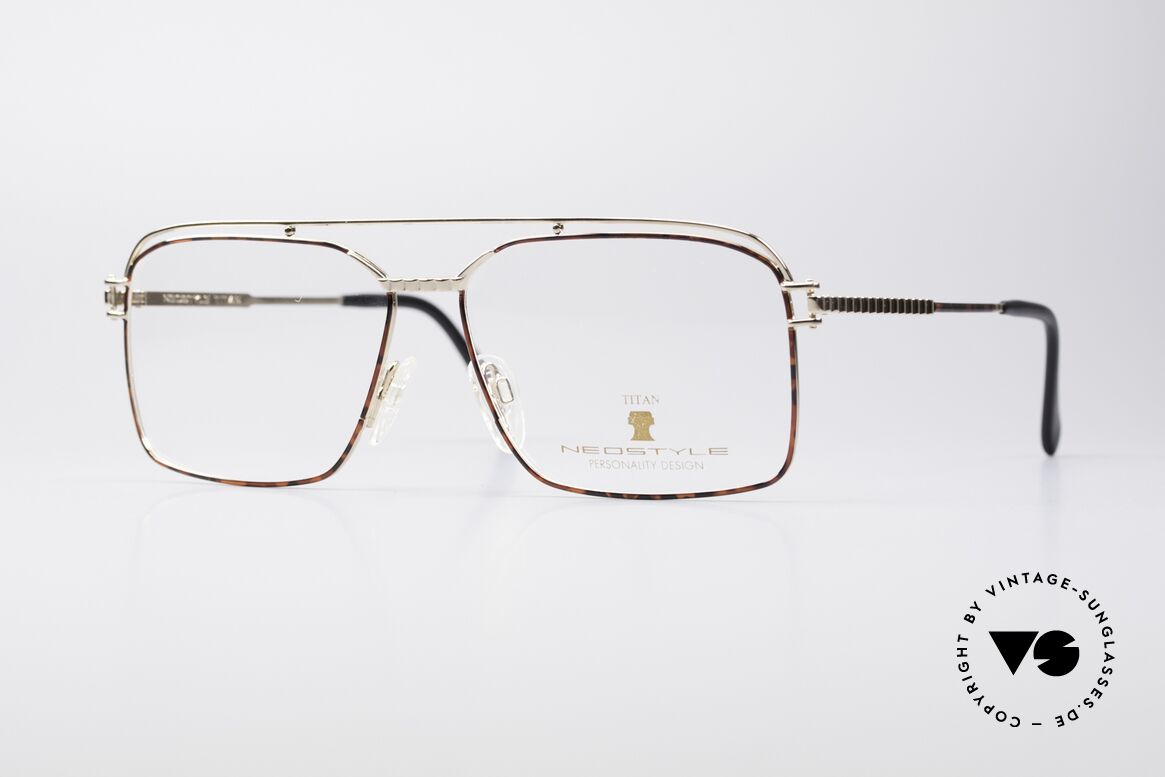 Neostyle Dynasty 424 - XL 80er Titan Herrenfassung, sehr markante Neostyle Herrenbrille in Gr. XL, Passend für Herren