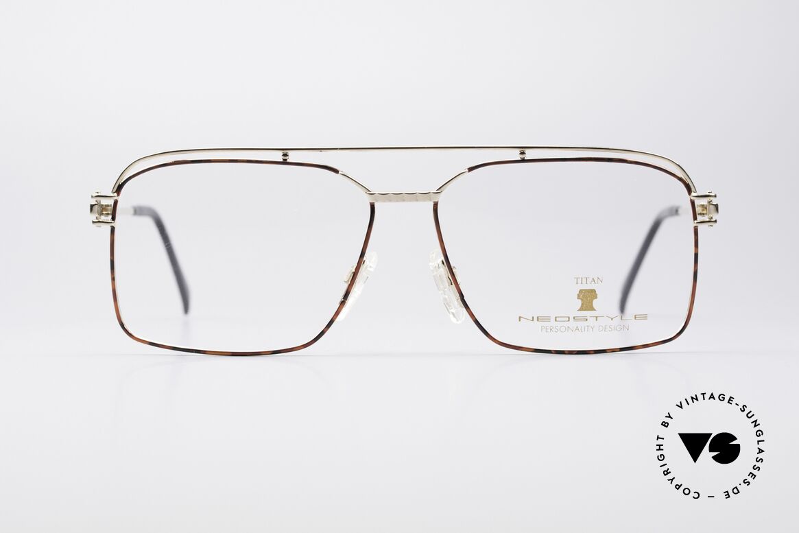 Neostyle Dynasty 424 - XL 80er Titan Herrenfassung, herausragende Spitzenqualität (Titan-Fassung), Passend für Herren