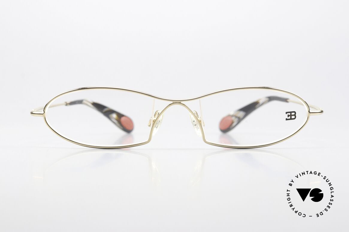 Bugatti 343 Odotype Herren Vintage Designer Brille, ORIGINAL high-tech Bugatti Brillenfasssung, Passend für Herren