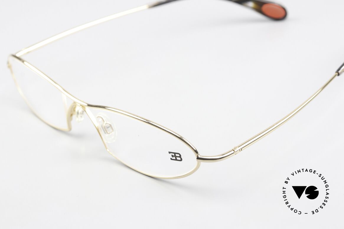 Bugatti 343 Odotype Herren Vintage Designer Brille, sehr spezielle Glaseinfassung & Top Komfort, Passend für Herren