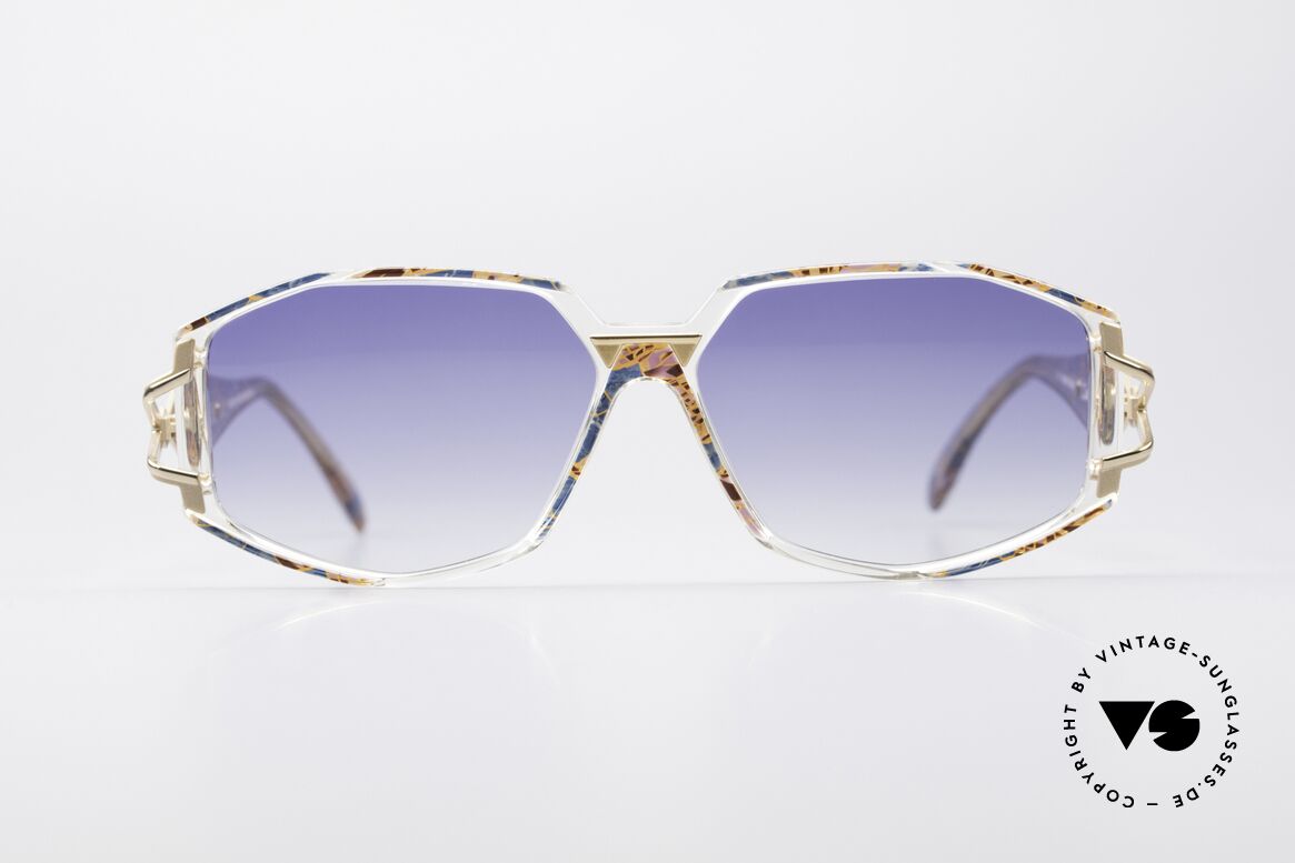 Cazal 368 90er Hip Hop Old School Brille, schmuckvolles CAZAL Design der frühen 90er Jahre, Passend für Damen